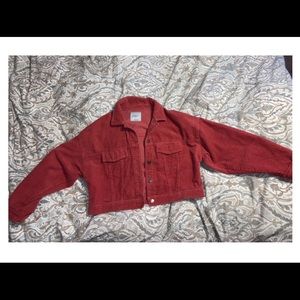 pink corduroy Jean jacket